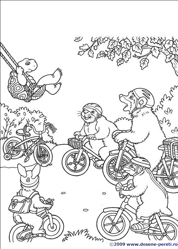 franklin desene colorat